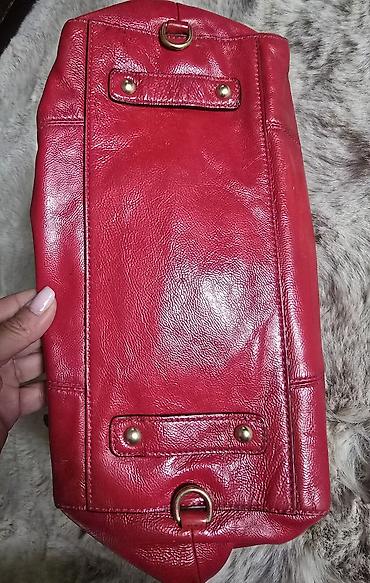 Torbe: Coach Madison Sabrina satchel bag. Coach kožna crvena torba sa — 7