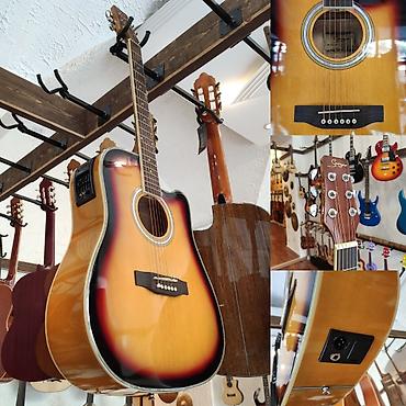 Gitaralar: Elektro akustik gitara Smiger GAH61 Çanta və kabel hədiyyə Ölçü:4/4 — 1