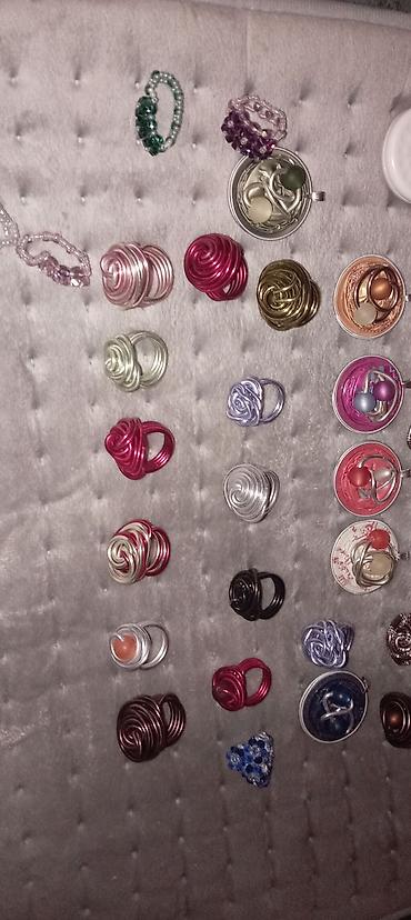 Setovi nakita: Ručno rađen nakit od aluminijumske žice i perli - Kolekcija unikatnih — 1