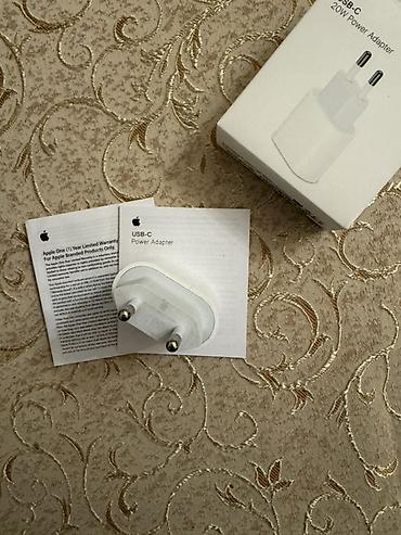 iphone adapter 20w: Məhsul: Apple USB‑C 20W Power Adapter Xüsusiyyətlər: - Güc: 20W — 2
