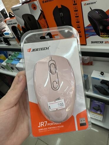 беспроводной джойстик ps2: Беспроводная портативная мышь Jertech JR7 в нежно-розовом цвете — это