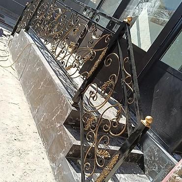 Изготовление перил: Изготовление перил Материал: Кованное железо, Наружные, Бесплатный замер — 93