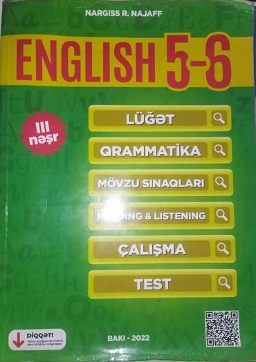 ingilis dili test toplusu 2019 2 ci hisse: ENGLİSH DİLİ TEST 5-6 SİNİF
ÇOX AZ İŞLƏNİLİB