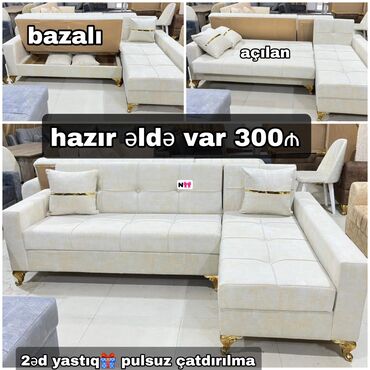 metbex kunc divani: Künc divan, Qonaq otağı üçün, Bazalı, Açılan