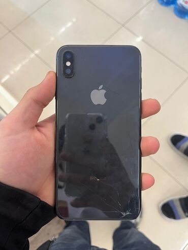 iphone xs max qiymeti bakida: IPhone Xs Max, 64 GB, Qara, Barmaq izi