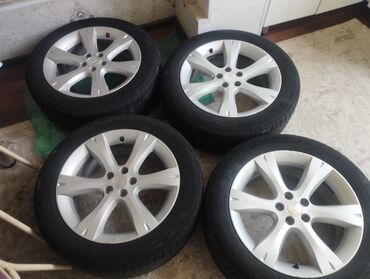 авто разбор субару: Колеса в сборе 215 / 55 / R 17, Лето, Б/у, Комплект, Легковые, Литые, отверстий - 5