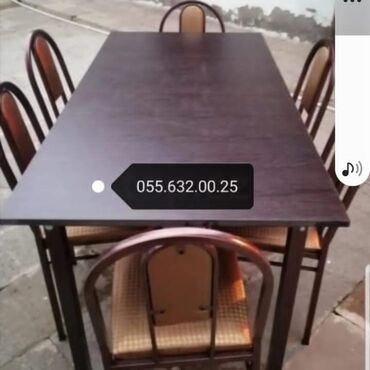 Masa və oturacaq dəstləri: Stol stul desti masa və oturacaqlar dəstləri kafe və cayxana üçün stol — 17