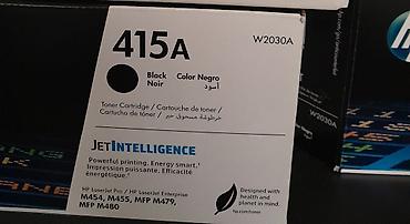 printer 3 u birində: HP 415A (W2030A) orijinal qara toner kartrici Yeni ve islenmish — 1