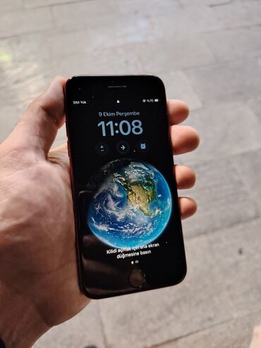 телефон fly fs 524: IPhone SE 2020, 64 GB, Qırmızı, Barmaq izi