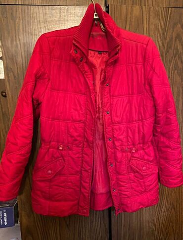 кожа куртка: Женская куртка M (EU 38), цвет - Красный