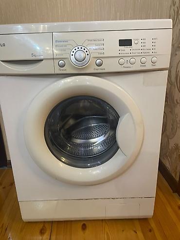 lg kondisioner: Paltaryuyan maşın LG, 5 kq, İşlənmiş, Avtomat, Qurutmasız — 9