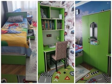 plasmas stol: Yataq desti satilir. 2 caroayi 1 dolab 1 yazi masasi. *Qiymeti 160