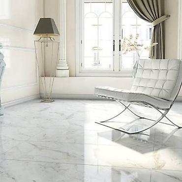 Керамогранит: Назначение: Для пола, цвет - Белый, Матовое — 7