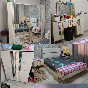 Masa və oturacaq dəstləri: *880₼ YATAQ mebeli :-TƏCİLİ SATILIR*‼️ Əla vəziyyətdədir bir il deyil