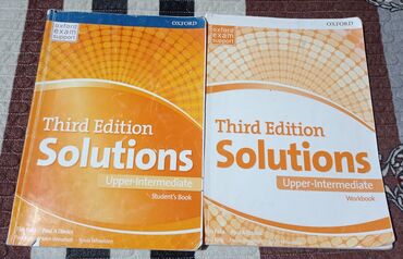 книга solutions pre intermediate: Продаю б/у книги Solutions- upper-intermediate. 
Цена 100 сом
