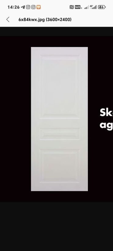 Otaq qapıları: Yataq otağı üçün Yeni Otaq qapısı 90x205 sm Naliçnik ilə, Zəmanətli, Ödənişli quraşdırma, Pulsuz çatdırılma, Ödənişli çatdırılma, Rayonlara çatdırılma — 22