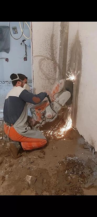 Beton işləri: Beton kəsimi və deşilməsi xidməti - Armaturlu/armsız beton — 10