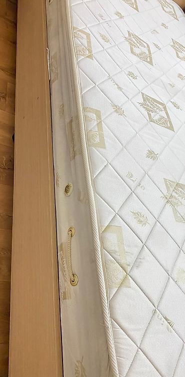 used bed: Односпальная кровать, Б/у, С ящиком для хранения, длина - 205 см — 3
