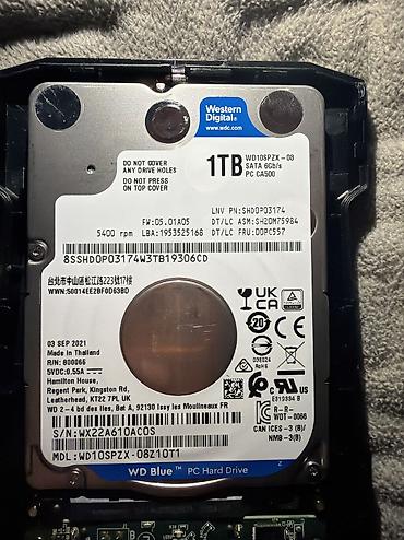 внешний жёсткий диск 1 тб: Накопитель для ПК, Б/у, Western Digital (WD), HDD, 1 ТБ, 2.5", Для ПК — 1