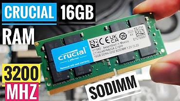 ram ddr 3 msi: Operativ yaddaş (RAM) Crucial, 16 GB, 3200 Mhz, DDR4, Noutbuk üçün, Yeni — 1