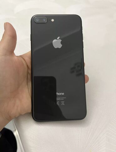 необычные чехлы на айфон 13 про макс: IPhone 8 Plus, Колдонулган, 64 ГБ, Кара, Заряддоочу түзүлүш, Коргоочу айнек, Каптама, 100 %