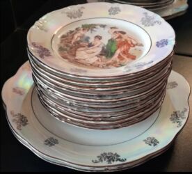 металлические двери со стеклом: Nahar dəsti, Farfor, 6 nəfərlik, Almaniya