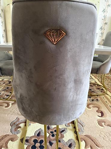 bag stol stullari: Qonaq otağı üçün, İşlənmiş, Açılan, Dördbucaq masa, 6 stul — 2