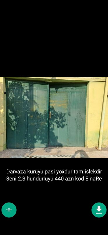 Həyət darvazaları: Darvazalar qapilar şekillerde qiymətler məlumatlar unvan qeyd olunub — 10