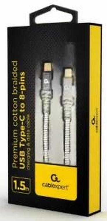 Kablovi za telefone: Cablexpert punjački i data kabl: USB Type‑C na Lightning (8-pin) - — 9