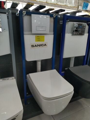 yer ucun metlax: SANICA asma unitaz və quraşdırma sistemi - Divarüstü (asma) unitaz