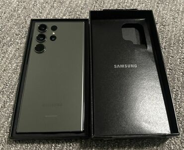 samsung s23 ультра: Samsung Galaxy S23 Ultra, Б/у, 256 ГБ, цвет - Зеленый