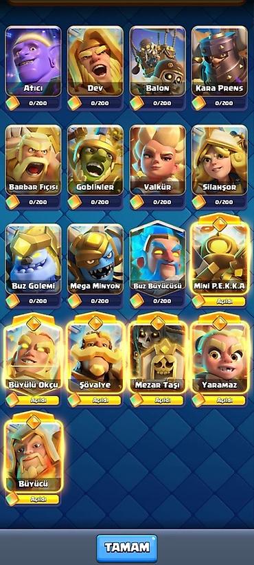 qizil destleri: Clash Royale oyun hesabı – eInur5555 - Klan: “BEYAZ ÖLÜM” (Böyük) — 7