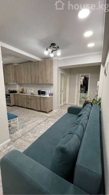 кыргыз недвижимост: 2 комнаты, 68 м², Элитка, 9 этаж, Евроремонт