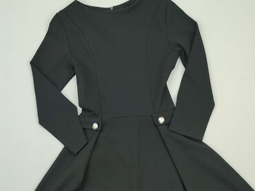 czarna sukienki plus size: Sukienka, S, stan - Bardzo dobry
