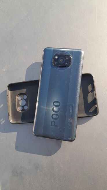 Poco: Poco X3 NFC, Б/у, 128 ГБ, цвет - Синий, 2 SIM