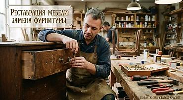 Реставрация мебели: профессиональная замена фурнитуры - Подбор и