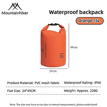 mountain: Водонепроницаемый гермомешок Mountainhiker Оранжевый 5л -700 сом 10л - — 1