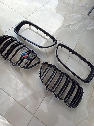 bmw e39 radiator: BMW üçün ön radiator barmaqlığı (kidney grille) dəsti - Rəng: parlaq — 1