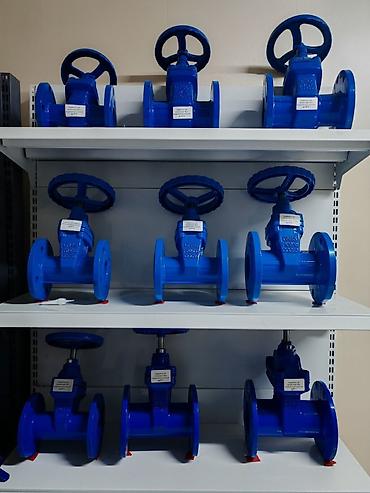 Известь: Задвижка чугунная 30ч6бр (Ру 10/16) — Фланцевая, с выдвижным шпинделем — 9