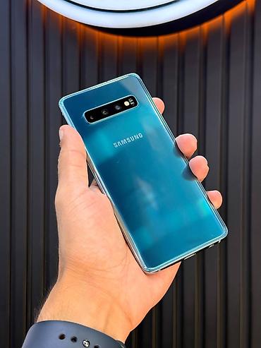 qrafik planşet irşad: Samsung Galaxy S10, 128 GB, rəng - Göy, Sensor — 7