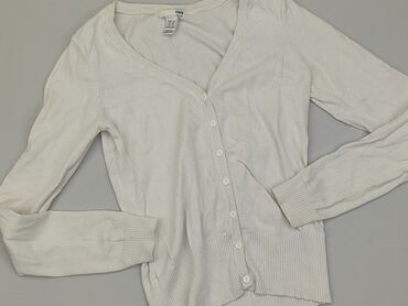 białe t shirty w serek damskie: Knitwear, H&M, XS (EU 34), condition - Good