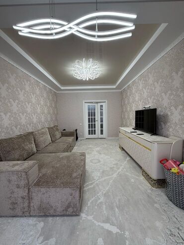 ала тоо 2 дом: 2 комнаты, 90 м², Элитка, 2 этаж, Евроремонт
