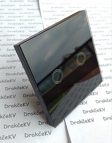 Prekidači: DUPLI PREKIDAČ NA DODIR TOUCH PREKIDAČ ZIDNI PREKIDAČ ZLATNI | *U — 2