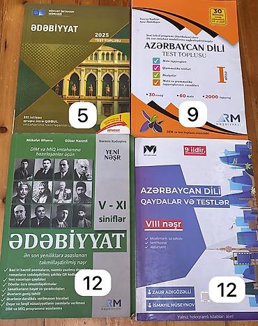DİM və məktəb hazırlığı üçün 4 ədəd dərs vəsaiti dəsti 1) Ədəbiyyat – lalafo.az -da DİM və məktəb hazırlığı üçün 4 ədəd dərs vəsaiti dəsti 1) Ədəbiyyat –