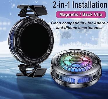 oyuncu telefon: RGB işıqlı telefon soyuducusu – mobil oyunçular üçün səssiz və güclü — 2