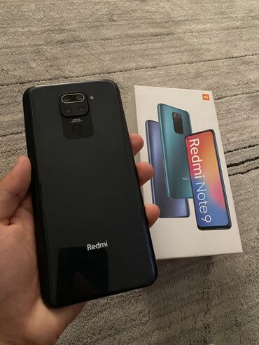 Xiaomi, Redmi Note 9, Б/у, 64 ГБ, цвет - Черный, 2 SIM