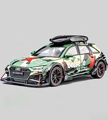patike goodyear: Audi rs6 maskirni 1:24 metalni sa svetlećim farovima. audi rs6 — 1