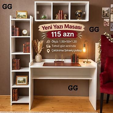 calışma masaları: Düz masa, Stulsuz, Polkalı, Siyirməsiz, Sadə laminat — 1
