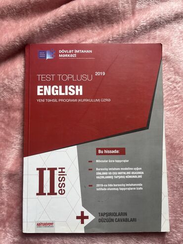 мсо по азербайджанскому языку 2 класс: Топлу по английскому 2 часть.В хорошем состоянии.
Цена 3 маната