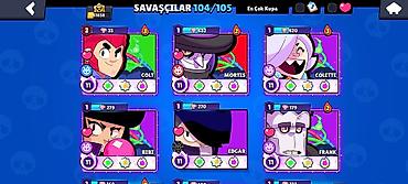 15 pro kredit: Brawl Stars hesabı – yüksək səviyyəli və zəngin kontentli - Kupa — 3